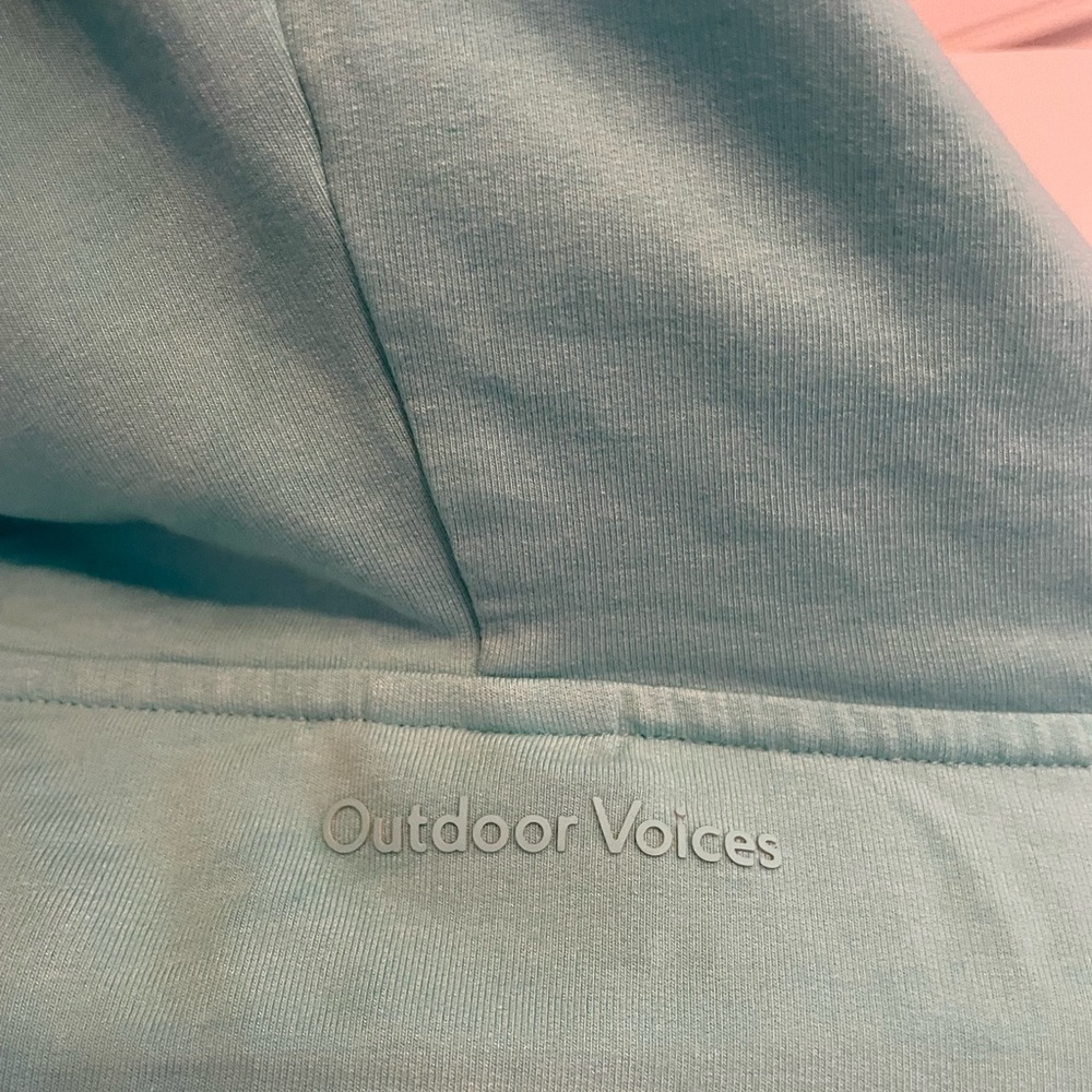 Outdoor Voices Mint Green Pullover Hoodie - Picture 5 of 5